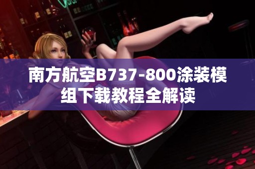 南方航空B737-800涂装模组下载教程全解读