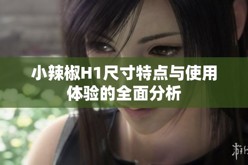 小辣椒H1尺寸特点与使用体验的全面分析