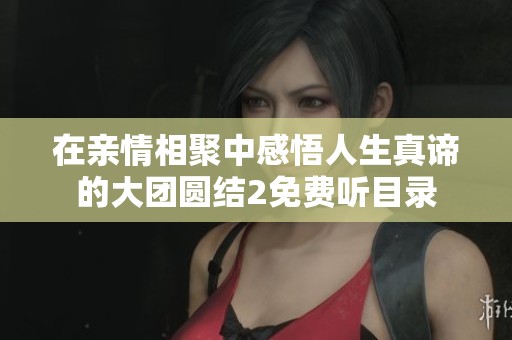 在亲情相聚中感悟人生真谛的大团圆结2免费听目录