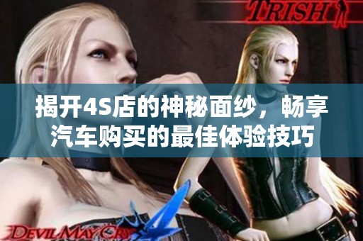揭开4S店的神秘面纱，畅享汽车购买的最佳体验技巧
