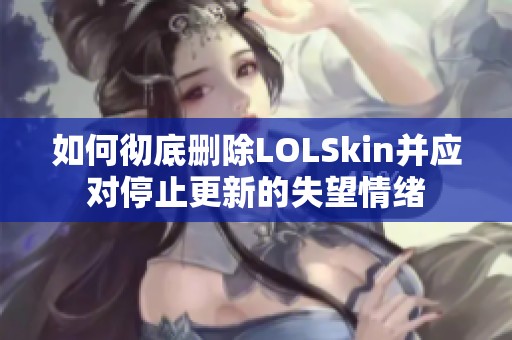 如何彻底删除LOLSkin并应对停止更新的失望情绪