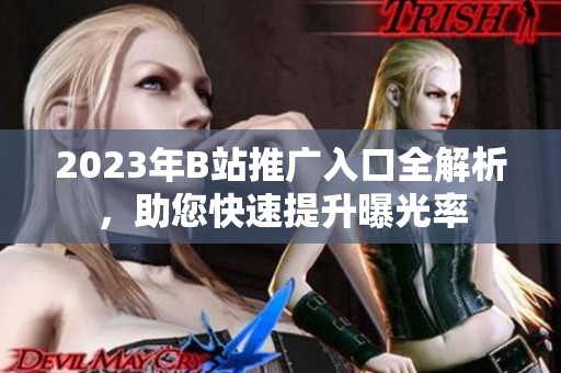2023年B站推广入口全解析，助您快速提升曝光率