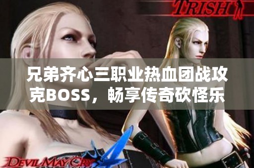 兄弟齐心三职业热血团战攻克BOSS，畅享传奇砍怪乐趣