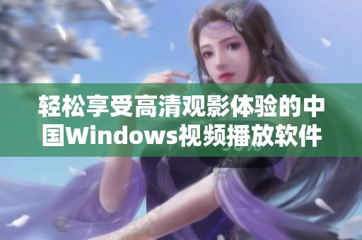 轻松享受高清观影体验的中国Windows视频播放软件推荐