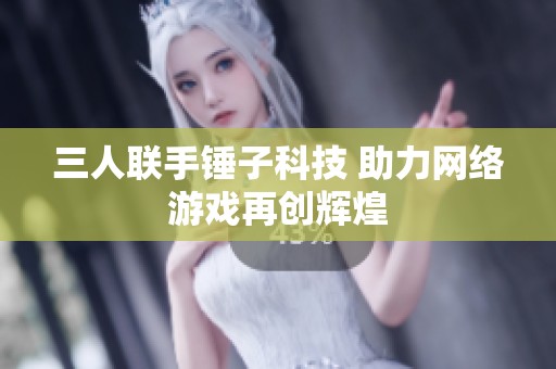 三人联手锤子科技 助力网络游戏再创辉煌