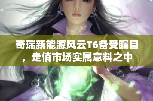 奇瑞新能源风云T6备受瞩目，走俏市场实属意料之中