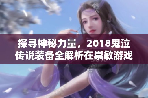 探寻神秘力量，2018鬼泣传说装备全解析在崇敏游戏网