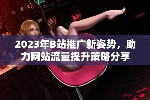 2023年B站推广新姿势，助力网站流量提升策略分享