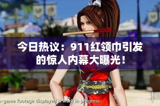 今日热议：911红领巾引发的惊人内幕大曝光！