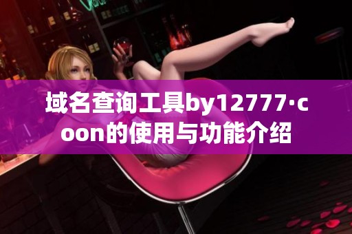 域名查询工具by12777·coon的使用与功能介绍