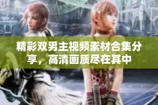 精彩双男主视频素材合集分享，高清画质尽在其中
