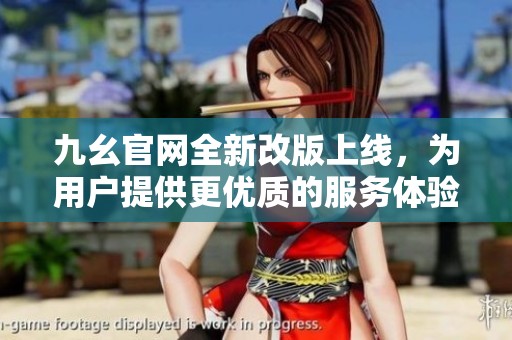 九幺官网全新改版上线，为用户提供更优质的服务体验