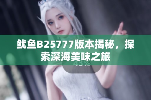 鱿鱼B25777版本揭秘，探索深海美味之旅