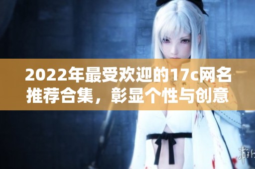 2022年最受欢迎的17c网名推荐合集，彰显个性与创意
