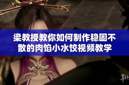 梁教授教你如何制作稳固不散的肉馅小水饺视频教学