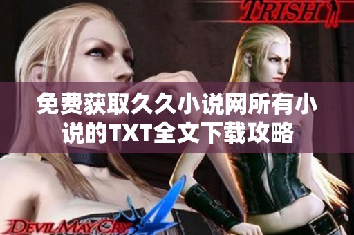 免费获取久久小说网所有小说的TXT全文下载攻略