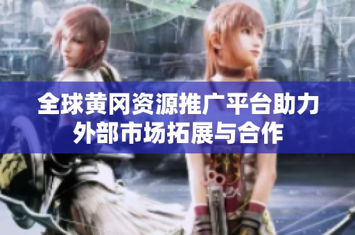 全球黄冈资源推广平台助力外部市场拓展与合作